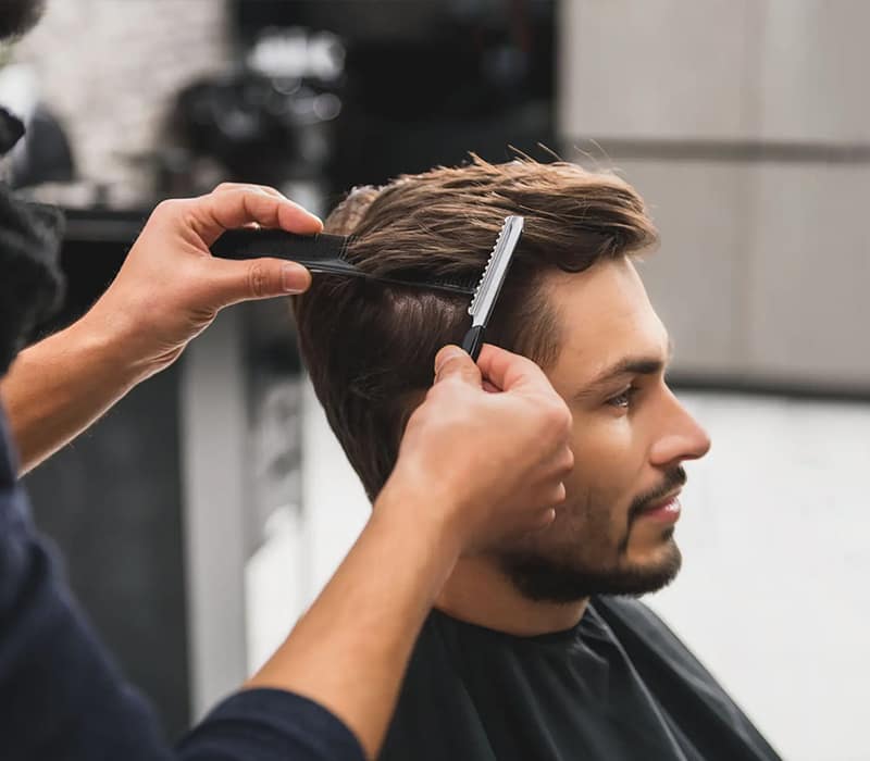 man haircut surrey