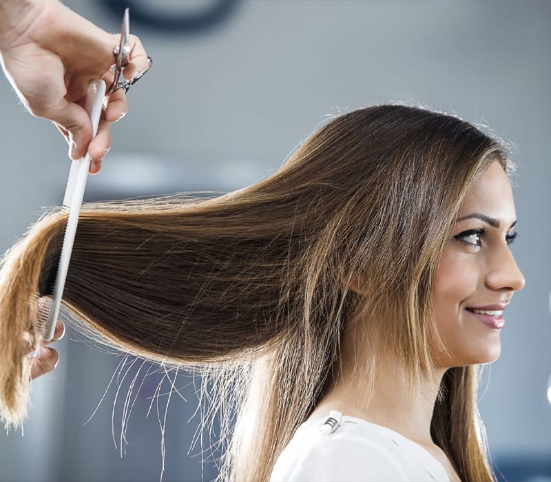 woman haircut surrey
